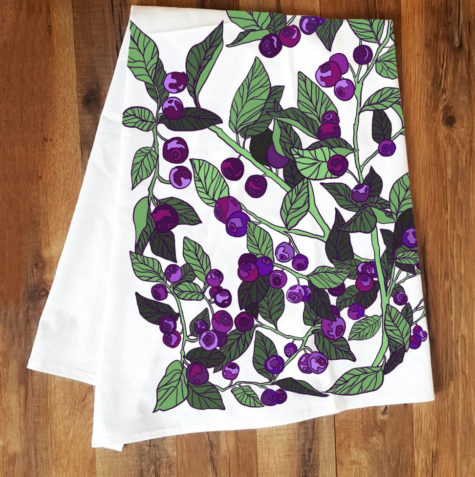 Huckleberry Tea Towel